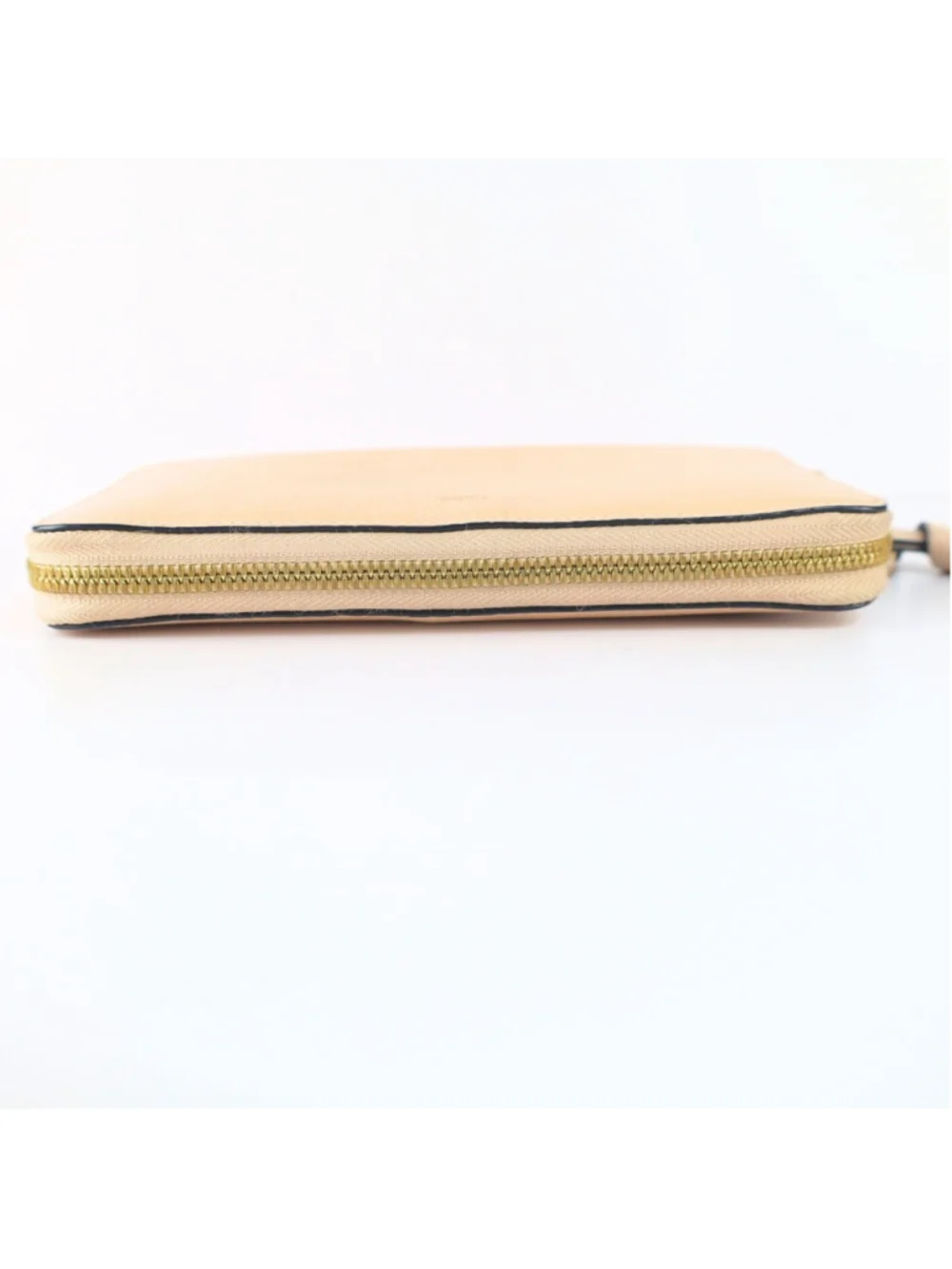 Chloe Alphabet Long Wallet For Women Beige NeutralLeather & Gold tone Hardware